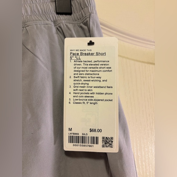 SOLD Lululemon Men’s “Pace Breaker” Short 5” Inseam Linerless (M) *BESTSELLER* - Picture 9 of 10